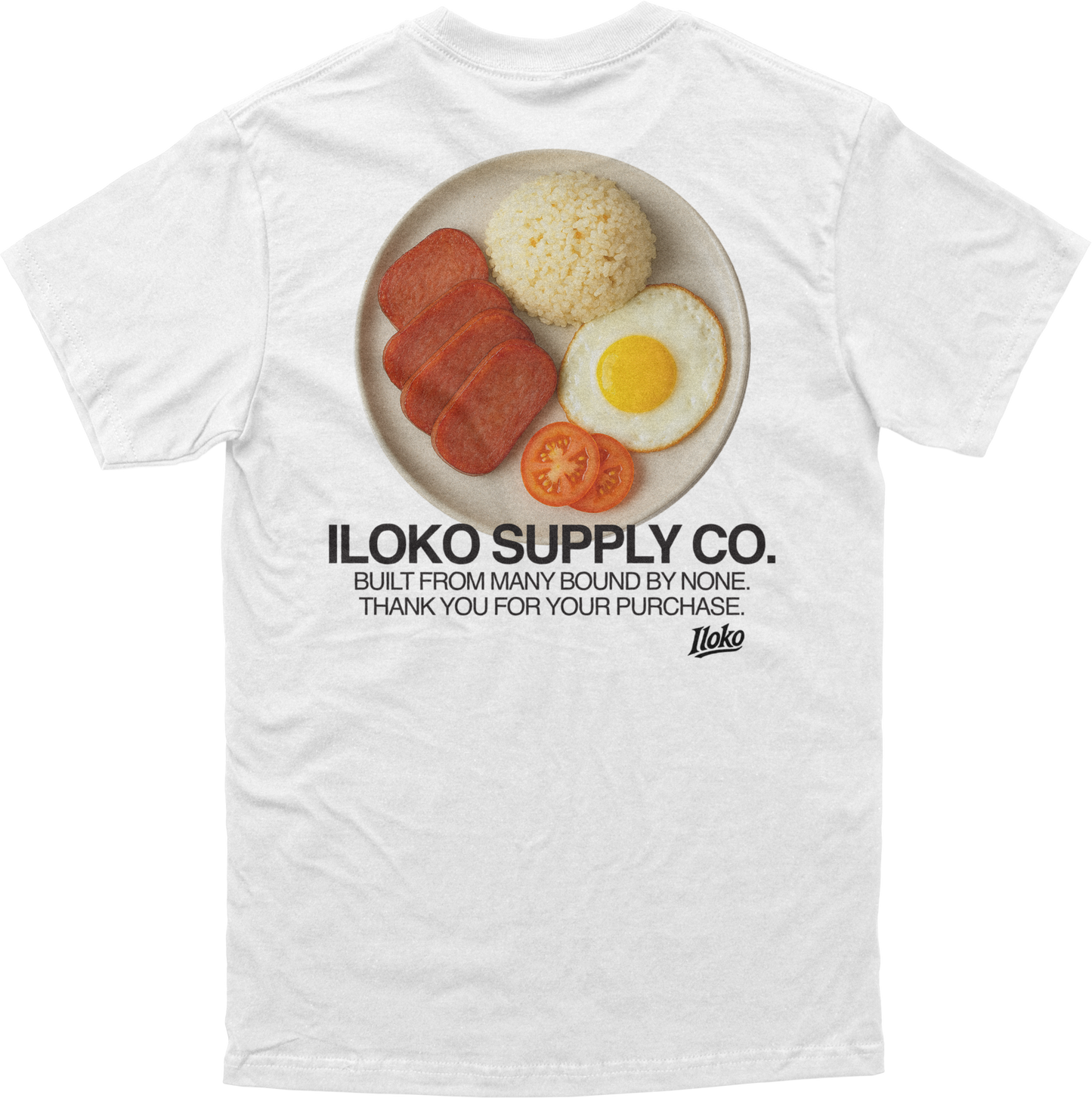 Iloko "Silog Service" Tee – White